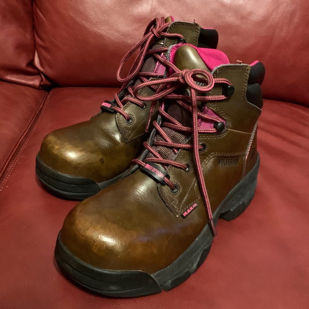 Women's Merlin Waterproof Composite-toe 6" Work Boot, 8, EUC